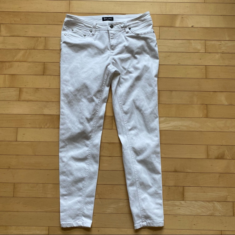 White Suko cropped jeans size 6